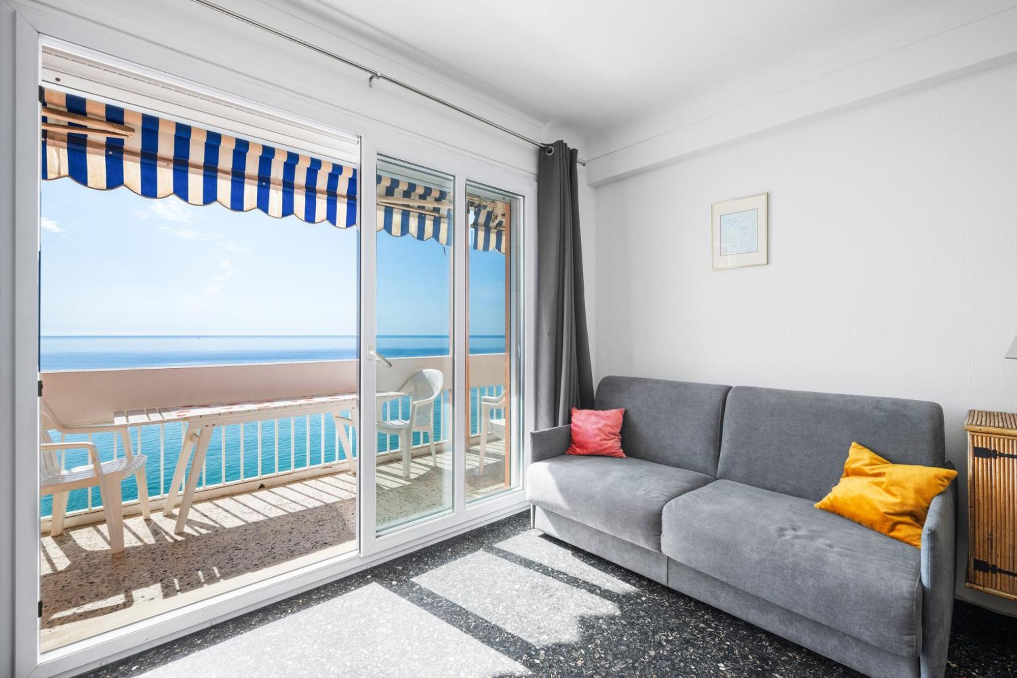 מנטון Le Panorama -Vue Exceptionnelle - Dernier Etage - Front De Mer מראה חיצוני תמונה